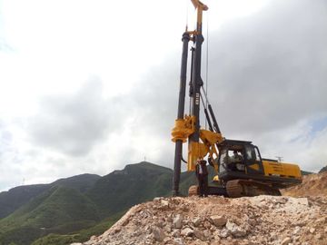حفر الآبار 43 m آلة كومة الأساس KR125A آلة حفر الصخور تجويف آلة حفر الآبار عزم الدوران 125kN.m